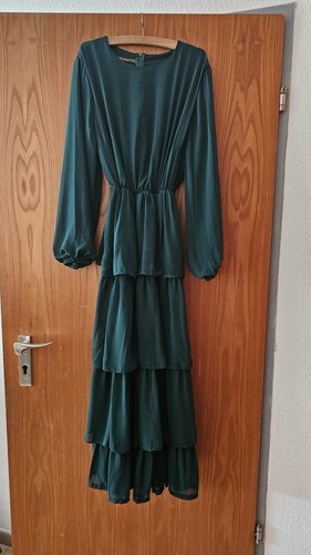 Chiffonkleid rüschen volants - rüschen,