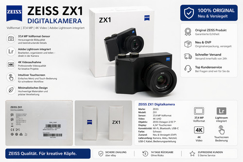 Zeiss zx1 digitalkamera 4mp - zeiss,