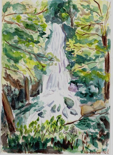 Handgemaltes unikat aquarell - handgemaltes,