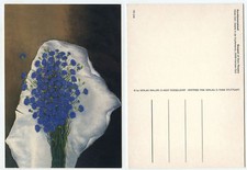 10677 - Heide Dahl: Kornblumenstrauß - alte Ansichtskarte