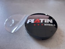 PLATIN Wheels - "N60" - Felgendeckel / Nabendeckel - schwarz - NEU