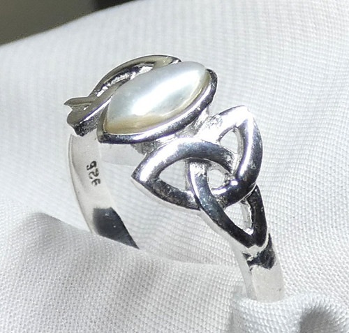 Perlen ring 925 - silber, gr