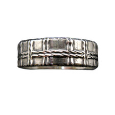 Handmade 925 Silver Textured