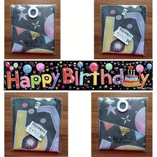 Happy Birthday Banner 200x40cm