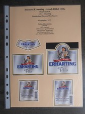 Bieretiketten, Bayern, Erharting, Brauerei Erharting - Jakob Röhrl OHG