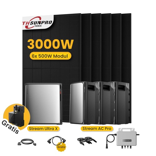 Balkonkraftwerk 3000watt mit - balkonkraftwerk,