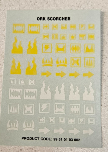 Wh40k transfer sheet ork - wh40k,
