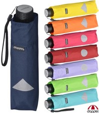 Doppler Regenschirm Kinder Taschenschirm reflektierend Kids Reflex klein leicht