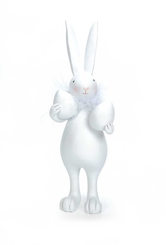 Osterhase mit federboa osterei - osterhase,