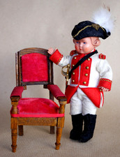 sehr alte Schildkröt Puppe in