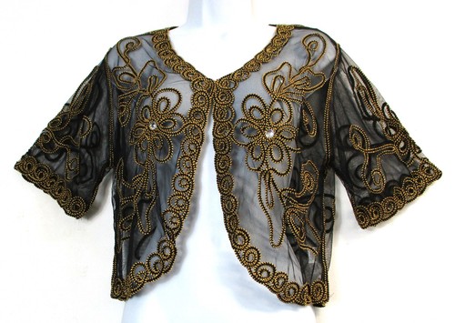 Lace net lagen bolero - s&c,