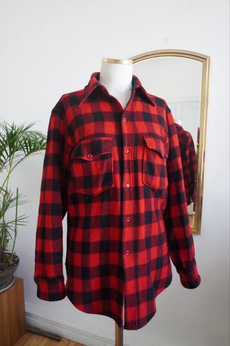 Vintage woolrich buffalo check - vintage,