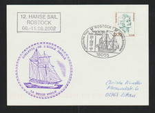 "La Belle Poule"Segelschiff (FRA) bei der Hanse Sail Rostock 2002