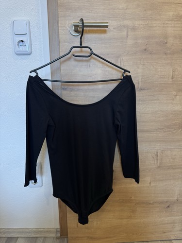 Damen body langarm schwarz - langarm,