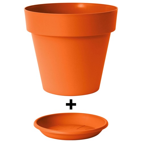 Blumentopf mit untersetzer - mit,