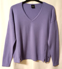 Pullover MADELEINE Wolle/Kaschmir Lila Gr. 46/48 - s. Maße i.d.Anzeige