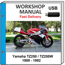 YAMAHA TZ250 TZ250W 1989 1990