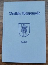 Deutsche Wappenrolle - Band 65 - Buch Zustand - Sehr Gut  - ? -