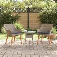 Akazie Gartenstuhl Poly Rattan
