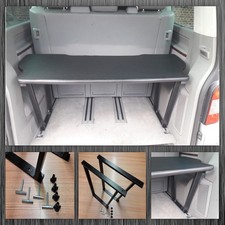 Multiflexboard für VW T5 T6 T6.1 Multivan Bettverlängerung Ablage Kunstleder D1