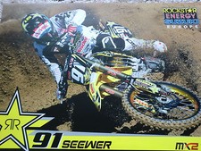  Motocross Poster JEREMY SEEWER # 91 Rockstar Energy Suzuki
