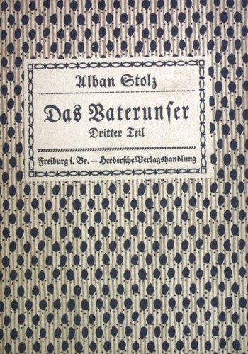 Das vaterunser dritter - vaterunser.,