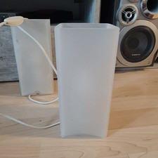 Nachtkästchen Lampen In Weiß Mit Glühbirne 