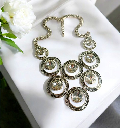 Statement kette silberfarben - ,