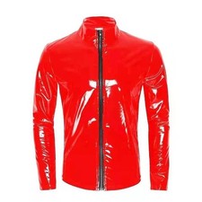 PVC Herren Kunstlackleder
