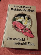 HENRIETTE DAVIDIS PRAKTISCHES KOCHBUCH URALT UM 1911 KAISERZEIT 