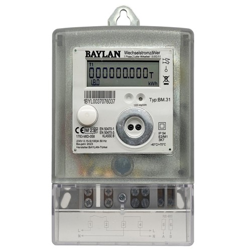 Baylan bm31 stromzähler - baylan, a+/a-