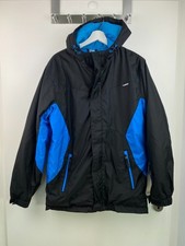 Oxylane - Schwarz-Blaue Skijacke / Winterjacke (Gr. S)