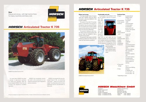 Horsch knicklenker 735 - horsch, k