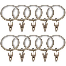 Gardinenringe mit Klammern