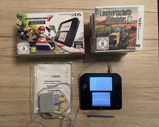 Nintendo 2DS-Mario Kart 7-  originalverpackung  Black + Blue  ink. 6St. Spiele