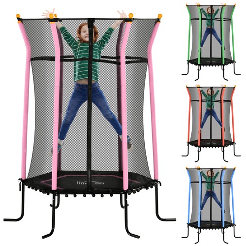 Homcom kinder trampolin 122 - kinder, x