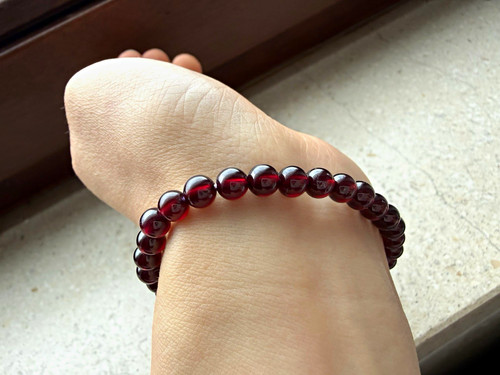 Armband weinroter granat - armband,
