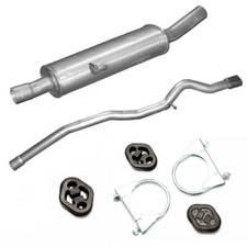 Auspuff Komplett mittel-/End