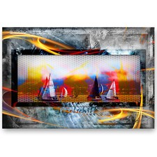 Leinwand Bild Segelschiff Wandbilder XXL Bilder Abstrakt Moderne Kunst XXL 2209A