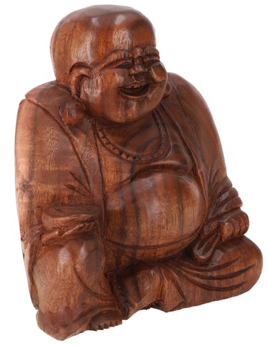 Lucky holzbuddha statue - lucky,