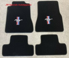 Autoteppich Fußmatten für Ford Mustang 2005-12 Tribal Stick Schlinge Kunstleder