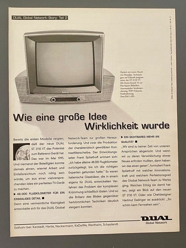 Dual fernseher 2110 90s - fernseher, st