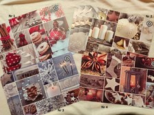 ~ Weihnachten ~ Platzdeckchen Tischset 43,5x28,5cm mit tollen Motiven Neu