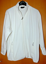 Kuschelig warme Fleecejacke Gr. XXL oder Gr. 48 weiß/creme