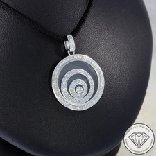 Wert 2650 € Brillant Diamant Anhänger 750 18 Karat Weiß Gold xxyy