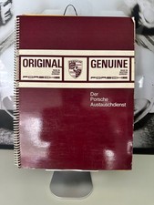 Porsche Teilekatalog Austauschdienst Teiledienst 1971 Selten Original 