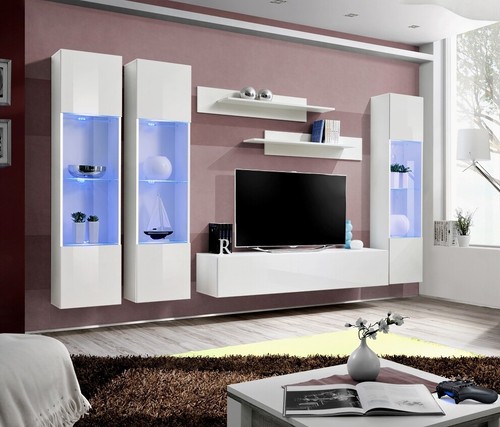 Anbauwand wohnwand wohnzimmer - anbauwand,