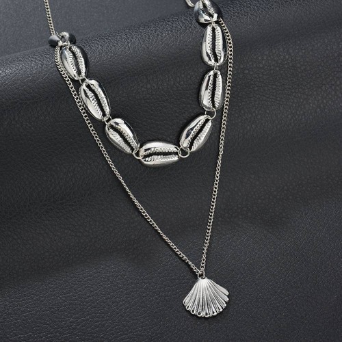 Damen halskette kette - kette, muschel