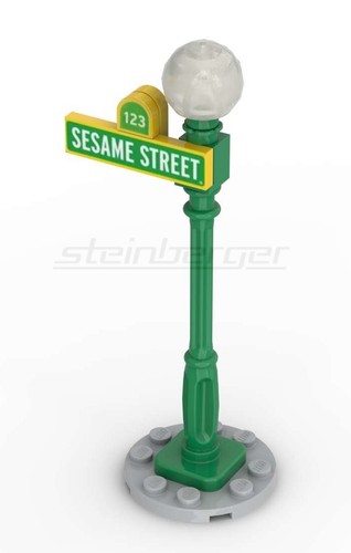 Lego grüne straßenlaterne - grüne,