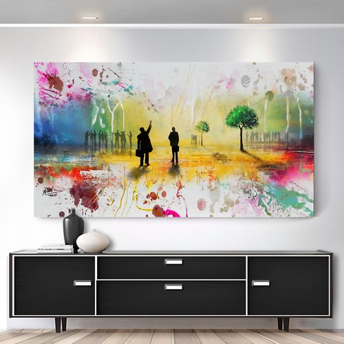 Leinwand bild landschaft - bild,
